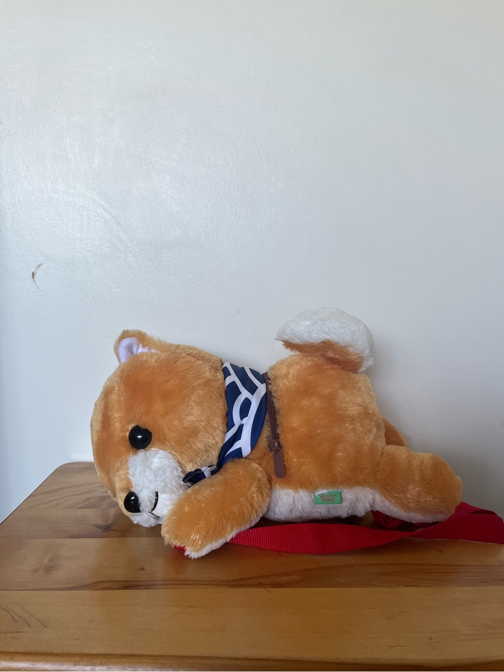Amuse Mameshiba San Kyodai Mametaro Shiba Inu Plush Backpack